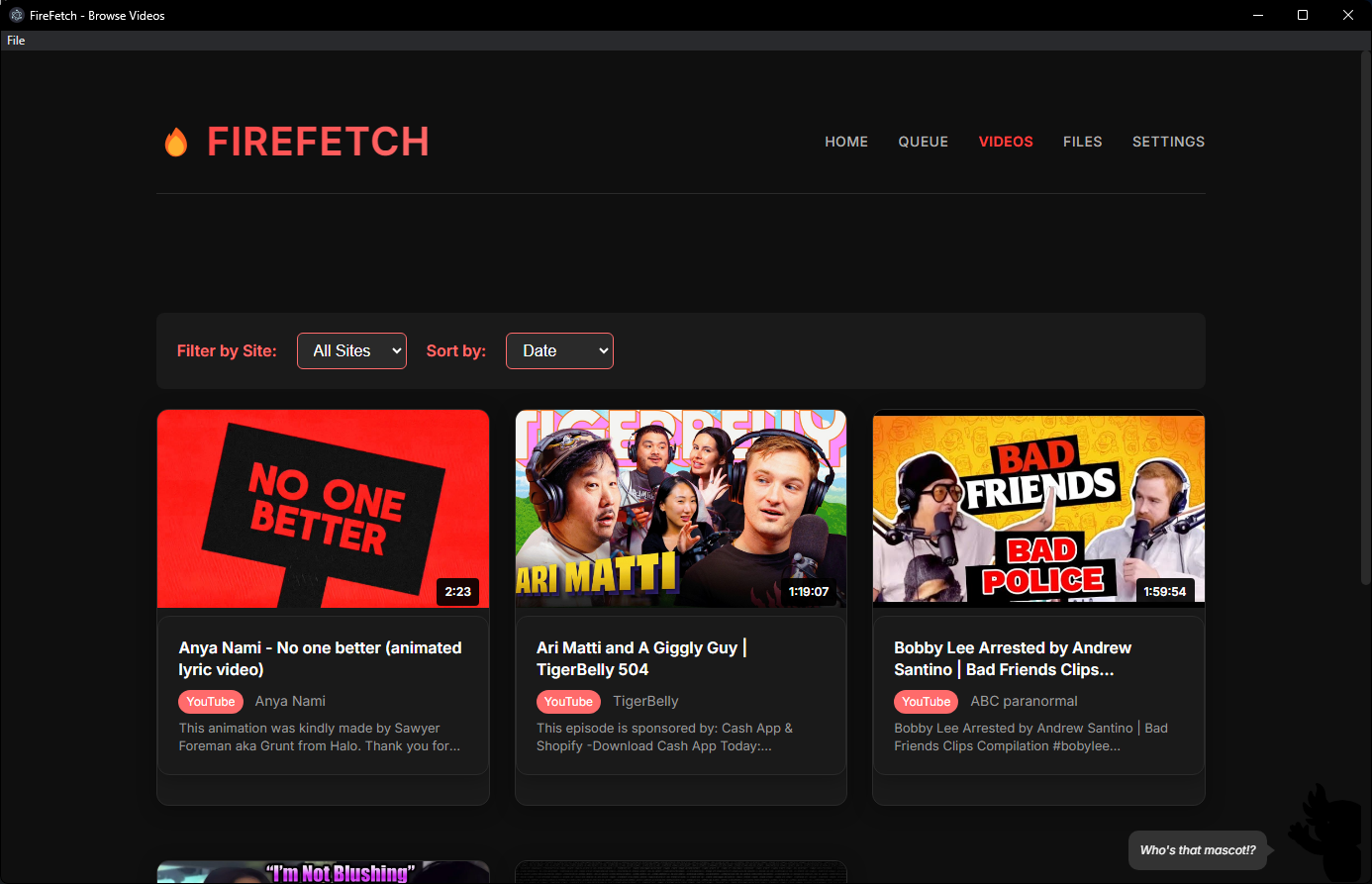 FireFetch Application
